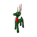 25cm聖誕麋鹿擺飾-綠, , large