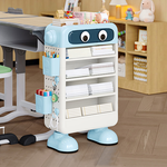 【AOTTO】太空人造型桌邊洞洞板置物書架(AS-211), , large