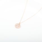 Tree of Life s925 sterling silver 18k Rose gold-plated necklace gift, , large