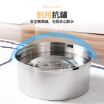 【上手家居】304不銹鋼漂浮水碗 3L(寵物飲水/寵物水碗/貓水碗/狗狗喝水器/狗狗飲水器), , large