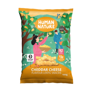 Human Nature Cheddar Cheese flavour lent