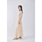 (S) olive story韓牌兩件式杏色洋裝二手衣, , large