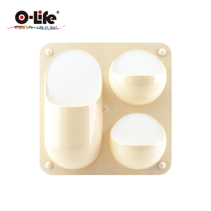 【O-Life】磁吸式壁掛收納盒-C款米色