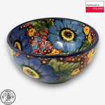 【SOLO Vintage】Cerraf Polish Pottery 16cm Bowl Where Flowers Bloom Deeply Series Made in Poland, , large