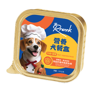 Rrannk瑞可營養犬餐盒-牛肉+蔬菜口味100g