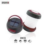【HYUGA】Collapsible LED Camping Lantern – Dual Charging Modes, Dual Light Sources, Retro Chic Style, Tent Light, Ambient Light, Night Light , , large