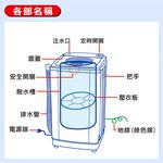 Shuangyuan Brand Washer-Dryer Combo 10KG SY-1910S, , large