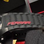 [星晴錶業]FERRARI手錶,46mm,FE00105黑色錶面黑錶殼深黑色矽膠錶帶款, , large