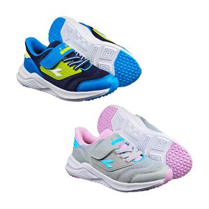 DIADORA迪亞多那 兒童輕量慢跑鞋 童運動鞋 童鞋 撞色 寬楦 透氣 保護後跟 吸震 減壓 健康鞋墊 防滑 藍 灰藍,  DIADORA迪亞多那 兒童輕量慢跑鞋 童運動鞋 童鞋 撞色 寬楦 透氣 保護後跟 吸震 減壓 健康鞋墊 防滑 藍 灰藍