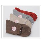 【D&G】直條暗紋3/4女襪<紅磚>D385 襪子 短襪, , large