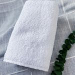[Kaimei Cotton Industry] 2 into the group MIT made in Taiwan 8 taels pure cotton white large square towel 70x80cm, , large