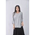 (XL) gap排扣灰色長袖上衣二手衣, , large