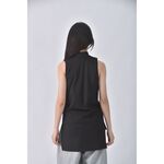 (S) adidas質感無袖黑色上衣二手衣, , large