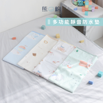 ［熊棉］多功能靜音防水墊｜加強止滑款｜中｜消防猩猩｜靜音防水 翻身無聲 乾爽防護 親膚柔軟 安心入睡 好清潔 超止滑, , large