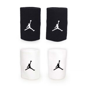 NIKE JORDAN DRI-FIT單色腕帶 護腕 訓練 戶外 運動 素色 吸汗 乾爽 透氣 彈性 柔軟 舒適 黑 白