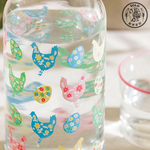 【SOLO Vintage】LCW Home 700ML 200ML Chicken Glass Bottle Mug Set Made in Turkey , , large