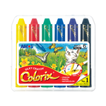 【AMOS 阿摩司】韓國原裝 6色 粗款 神奇水蠟筆 /組 CRX5PC6, , large