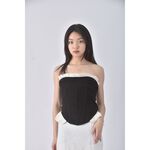 (S) g m studio質感馬甲黑色上衣二手衣, , large