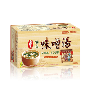 【京工】 野菜味噌湯 13 g*30包/盒 即沖即飲 常温 素食