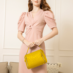 【M2nd】 Ostrich  Handbag, , large