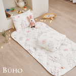 BUHO "Spring Warmth" Ice Yarn Cool Children's Sleeping Pad Three-piece Set (Quilted Sleeping Pad + Cool Quilt + Children's Pillow) SGS Non-toxic x Cool Dual Certification, , large