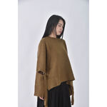 (XL) majji寬鬆棕色毛衣二手衣, , large