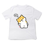 JZ TEE Shiba Inu & Cat-HEY Graphic Tee, , large