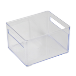 【bestco】Japan-Made Transparent Deep Refrigerator Storage Box, Large (For Refrigerator & Freezer / Open-Handle Design), , large