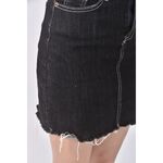 (S) oneday丹寧牛仔質感棉質灰色短裙二手衣, , large