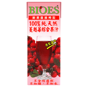 BIOES Cranberry Grape Juice