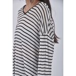 (2XL) bw benwo條紋白色長袖上衣二手衣, , large