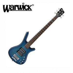 Warwick Teambuilt Pro Series Corvette $$ 5 五弦電貝斯 漸層藍色【敦煌樂器】
