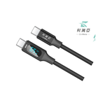 C to Type-C Data Display Cable (100W) 1M - Woven + Aluminum Alloy - Black, , large