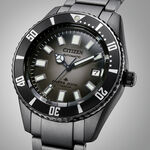 CITIZEN 星辰 限量 1977征服潛水機械錶款-鈦-暗黑款 NB6025-59H, , large