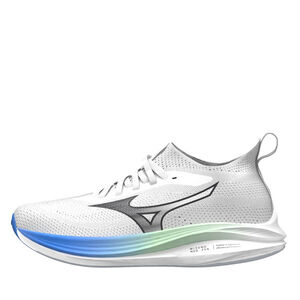 Mizuno Mizuno Neo 男 慢跑鞋 路跑 襪套 緩衝 白灰 [J1GC258601]