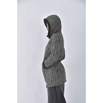 (M) uniqlo質感連帽黑色外套二手衣, , large