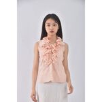 (S) naracamicie無袖橘色襯衫上衣二手衣, , large