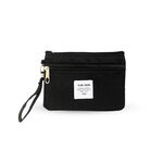 【YUN JOIN 】Travel 日系織面多功能手挽收納包-黑色 萬用包 手拿包 手挽包 化妝包 隨手包 錢包, , large