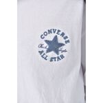(M) converse質感棉質純棉白色長袖上衣二手衣, , large