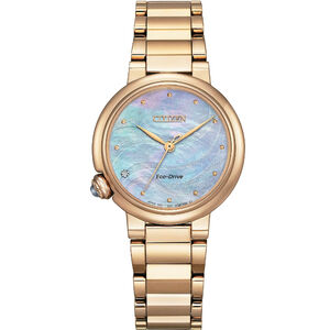 CITIZEN 星辰  L系列 秋川之美 光動能大三針女錶 EM0919-85Y