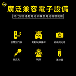 【O-ONE】Magnetic Lithium Polymer Battery | Patented Magnetic Design · Fast Charge · BSMI Certified AA/AAA (2-Pack + Charger), , large