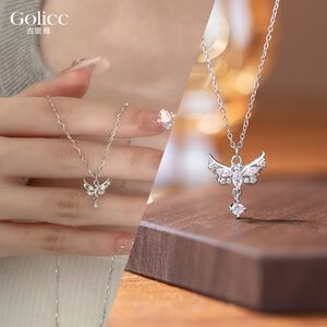 【Gulicc】古莉可 項鍊 天使之翼 許願鎖骨鍊