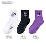 (多款)Disney 迪士尼 反派公主中筒襪【旺達棉品】VL-A302, , large