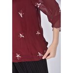 (S) lan ling紅色長袖上衣二手衣, , large