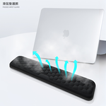 【上手家居】鍵盤墊護腕-黑色44cm(鍵盤手托/記憶棉滑鼠墊), , large