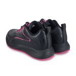 ROAD EASY 磁能健康女鞋 女運動鞋 女鞋 休閒鞋 健走鞋 反光 保護後跟 穴位按摩 血液循環 SRC防滑 黑桃, , large