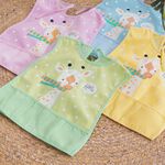 [Kaimei Cotton Industry] Random and excellent, sleeveless children's waterproof bib, reversible, suitable for saliva towels/strips, giraffe style, , large