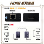 昌運監視器 HD-ES30 HDMI 30M 網線延長器 免電源, , large