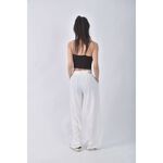 (M) 【安于晴Charlene私服】calvin klein高腰運動質感白色長褲二手衣, , large