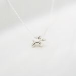 【Angel & Me】貴賓 氣球狗 Balloon Dog s925 純銀 項鍊 情人節 聖誕節 禮物, , large